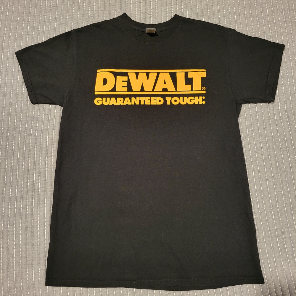 Gildan Black Tee with DeWalt Logo
